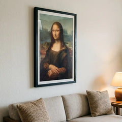 Mona Lisa by Leonardo da Vinci - Premium Glass Framed Wall Art