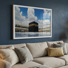 The Holy Kaaba Sharif - Islamic Art (Premium Glass Frame)