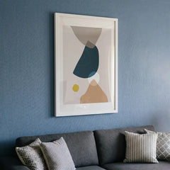 Modern Boho Geometric - Premium Glass Framed Wall Art
