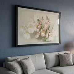 H.G. Moon Vintage Orchid Masterpiece - Premium Glass Framed Wall Art