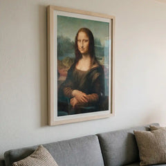 Mona Lisa by Leonardo da Vinci - Premium Glass Framed Wall Art