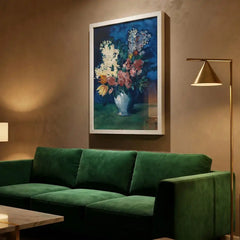 Pablo Picasso Floral Masterpiece - Premium Glass Framed Wall Art