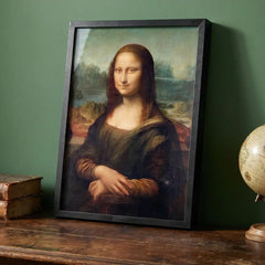 Mona Lisa by Leonardo da Vinci - Premium Glass Framed Wall Art