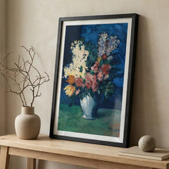 Pablo Picasso Floral Masterpiece - Premium Glass Framed Wall Art