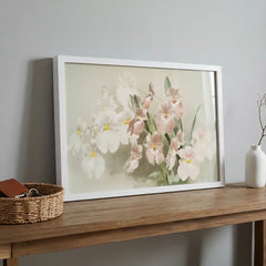 H.G. Moon Vintage Orchid Masterpiece - Premium Glass Framed Wall Art