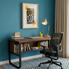 Take The Risk - Motivational Typography Art (Premium Glass Frame)