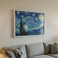 The Starry Night - Classic Van Gogh Masterpiece (Premium Glass Frame)