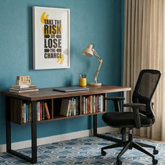 Take The Risk - Motivational Typography Art (Premium Glass Frame)