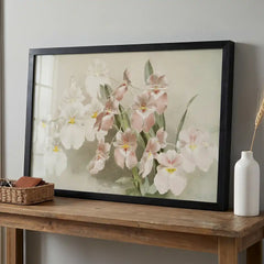 H.G. Moon Vintage Orchid Masterpiece - Premium Glass Framed Wall Art