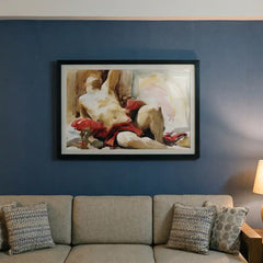 John Singer Sargent Figure Study - Premium Glass Framed Wall Art