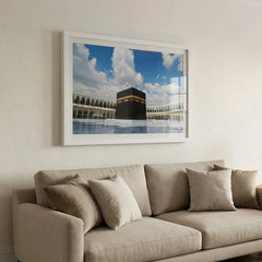 The Holy Kaaba Sharif - Islamic Art (Premium Glass Frame)