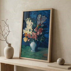 Pablo Picasso Floral Masterpiece - Premium Glass Framed Wall Art