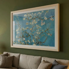 Almond Blossom - Classic Van Gogh Floral Art (Premium Glass Frame)