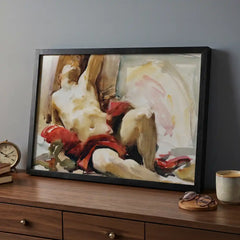John Singer Sargent Figure Study - Premium Glass Framed Wall Art