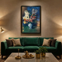 Pablo Picasso Floral Masterpiece - Premium Glass Framed Wall Art