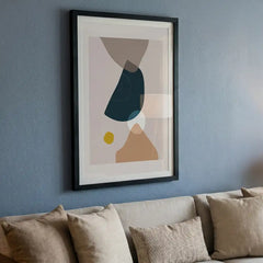 Modern Boho Geometric - Premium Glass Framed Wall Art