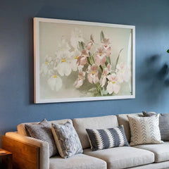 H.G. Moon Vintage Orchid Masterpiece - Premium Glass Framed Wall Art