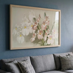 H.G. Moon Vintage Orchid Masterpiece - Premium Glass Framed Wall Art