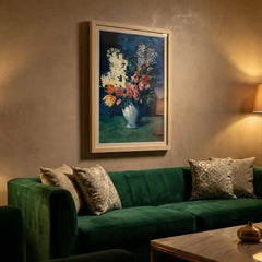 Pablo Picasso Floral Masterpiece - Premium Glass Framed Wall Art