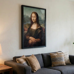Mona Lisa by Leonardo da Vinci - Premium Glass Framed Wall Art
