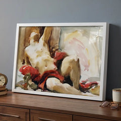 John Singer Sargent Figure Study - Premium Glass Framed Wall Art