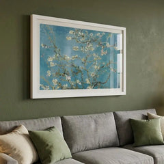 Almond Blossom - Classic Van Gogh Floral Art (Premium Glass Frame)